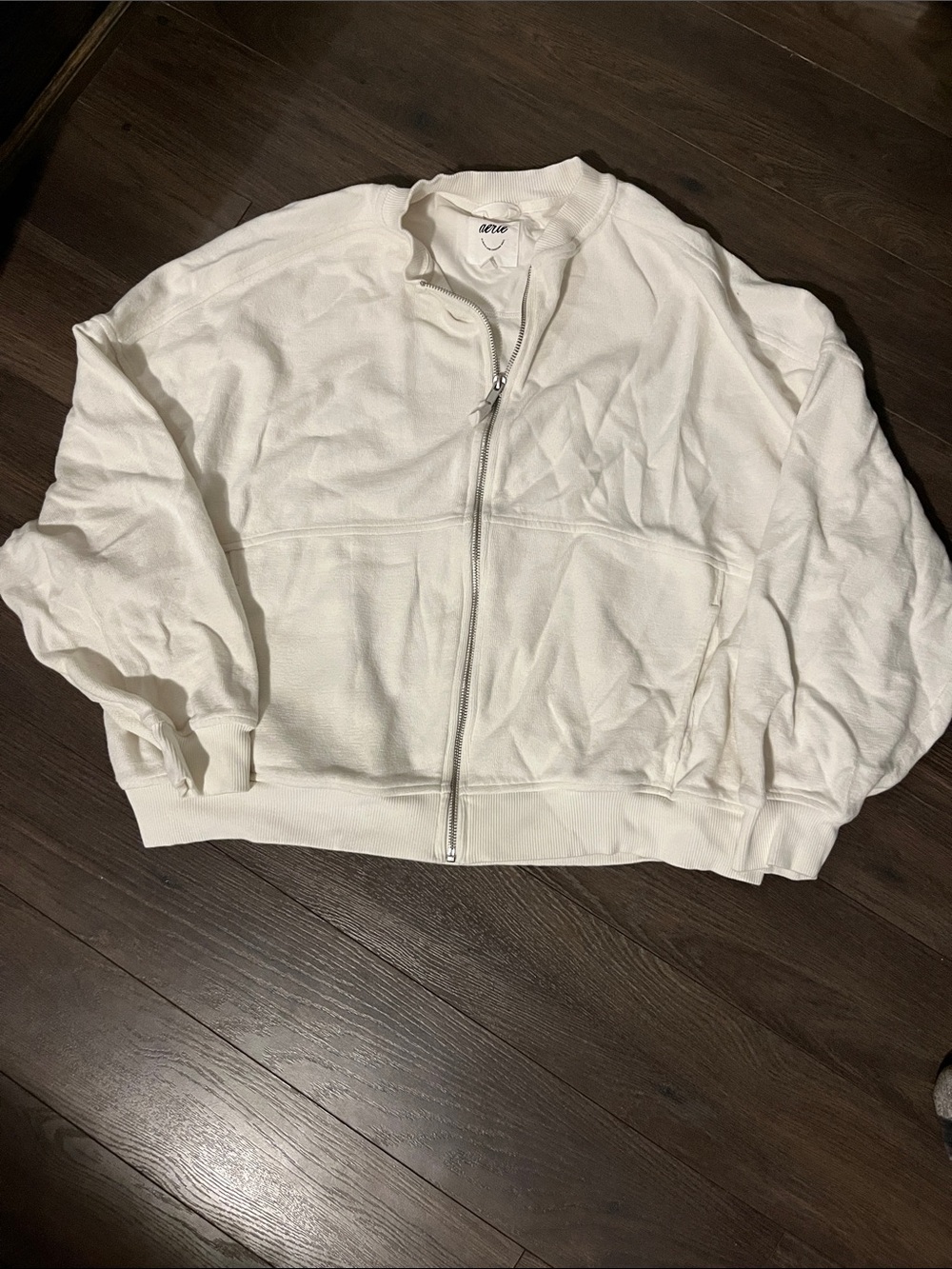 Cosy oversized full zip sweater Aerie